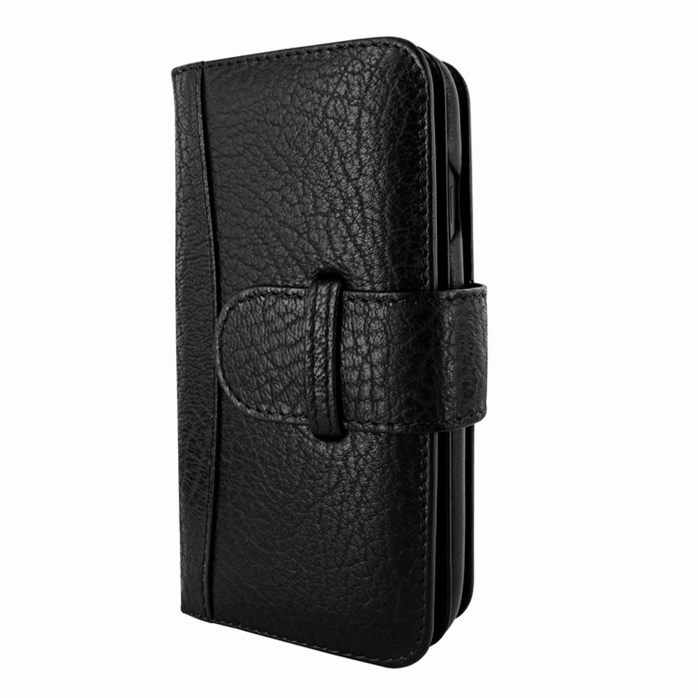 Piel Frama iPhone XR WalletMagnum Leather Case - Black iForte