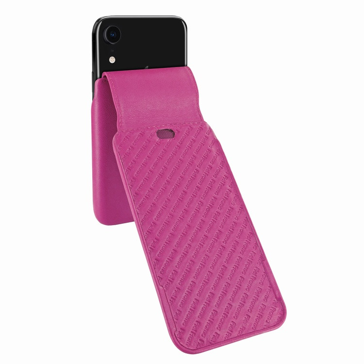 Piel Frama iPhone XR iMagnum Leather Case - Fuchsia