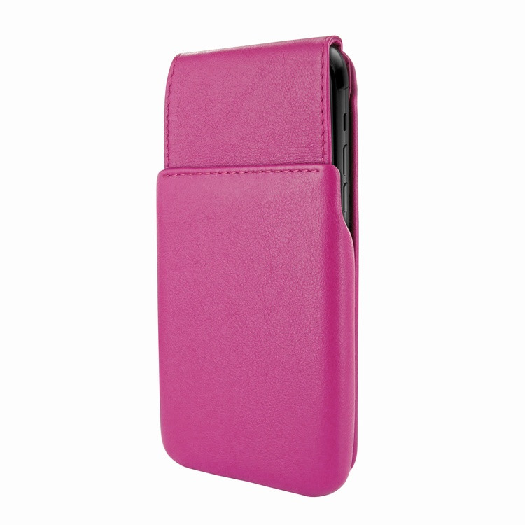 Piel Frama iPhone XR iMagnum Leather Case - Fuchsia