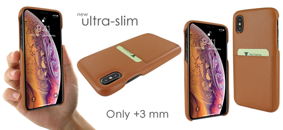 Piel Frama iPhone Xs Max FramaSlimGrip Leather Case - Tan