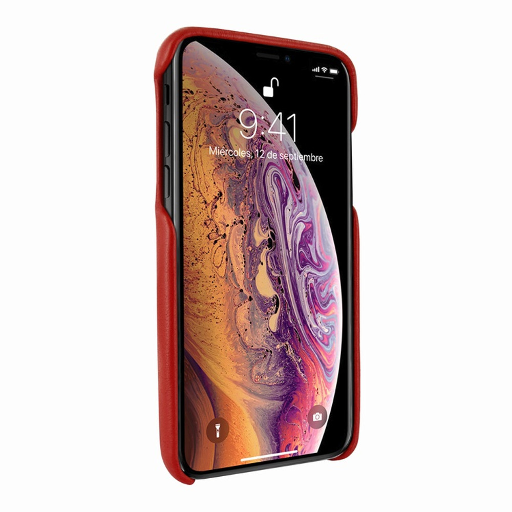 Piel Frama iPhone Xs Max FramaSlimGrip Leather Case - Red