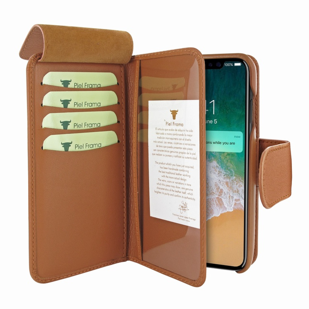 Piel Frama iPhone 11 Pro Max WalletMagnum Leather Case - Tan