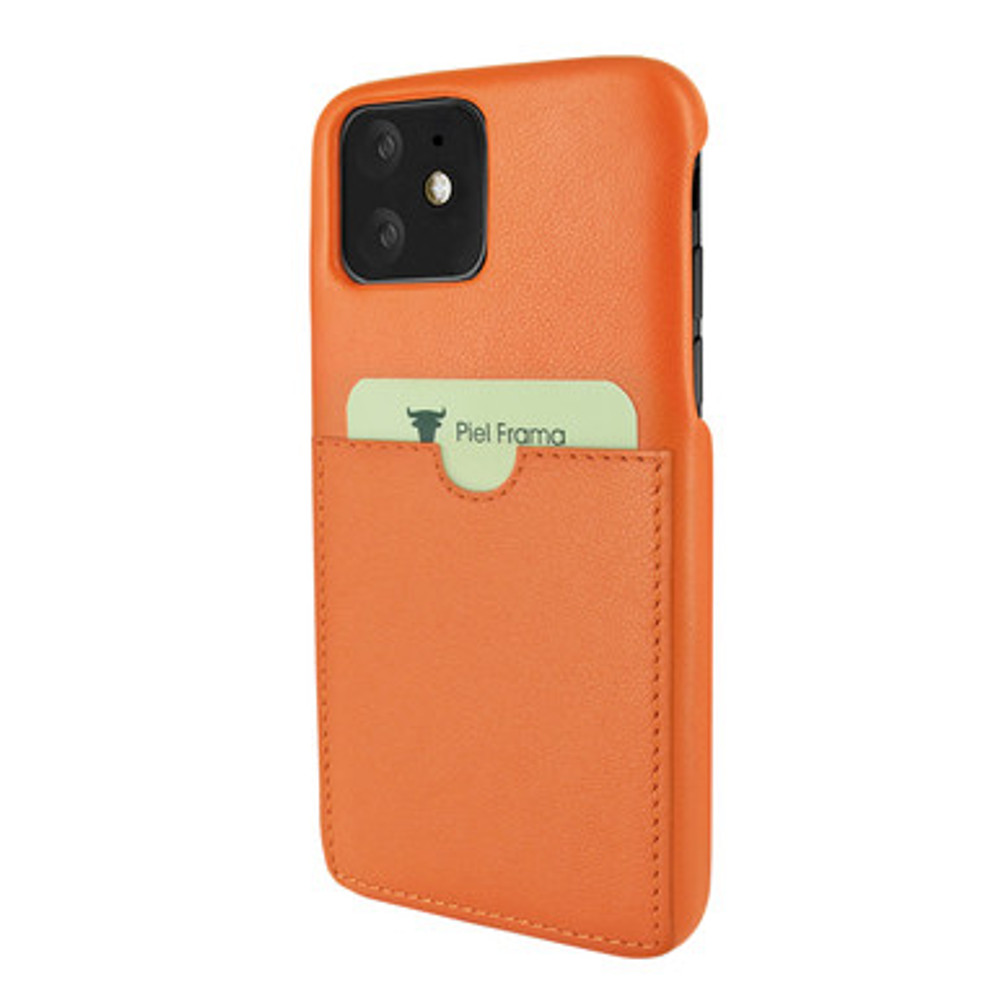 Piel Frama iPhone 11  FramaSlimGrip Leather Case - Orange