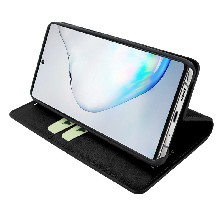 Piel Frama Samsung Galaxy Note 10 FramaSlimCards Leather Case - Black