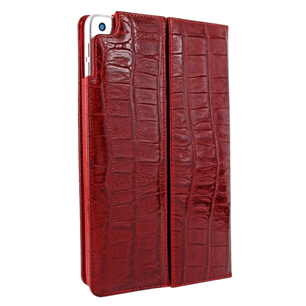 Piel Frama iPad Mini (2019) Cinema Leather Case - Red Wild Cowskin-Crocodile