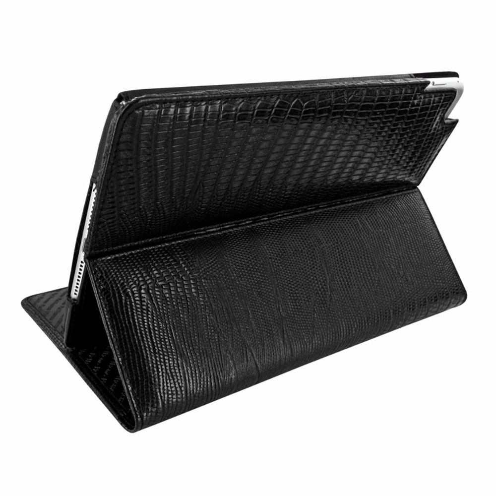 Piel Frama iPad Mini (2019) Cinema Leather Case - Black Cowskin-Lizard