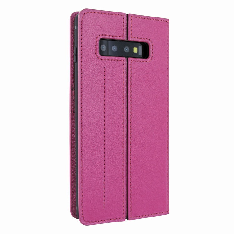 Piel Frama Samsung Galaxy S10e FramaSlimCards Leather Case - Fuchsia