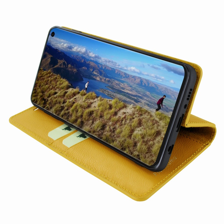 Piel Frama Samsung Galaxy S10e FramaSlimCards Leather Case - Yellow