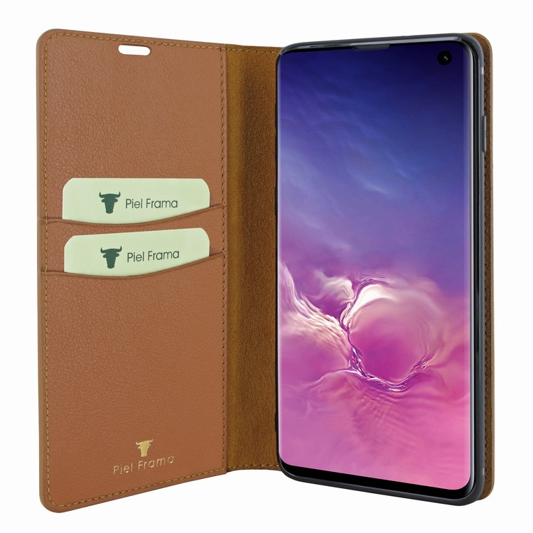 Piel Frama Samsung Galaxy S10 PLUS FramaSlimCards Leather Case - Tan