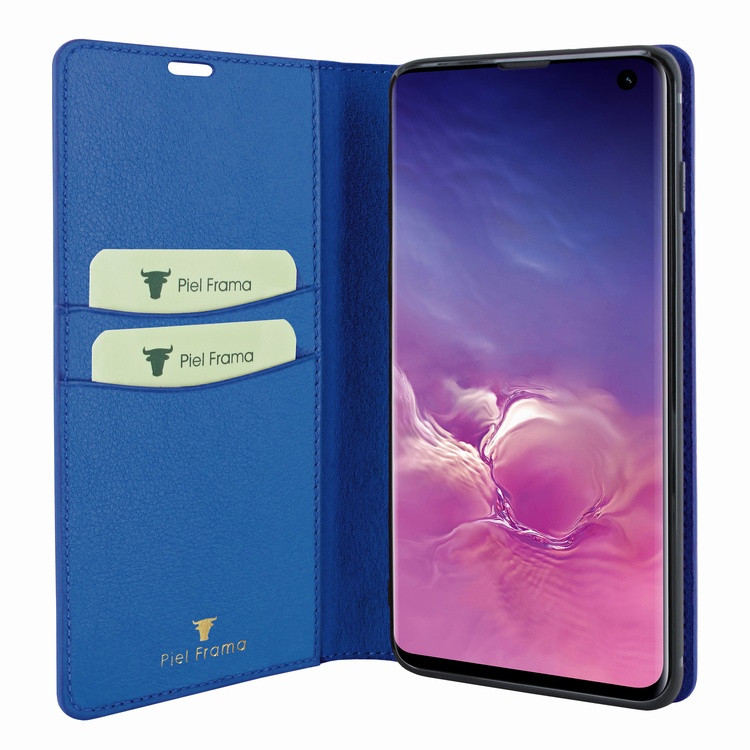 Piel Frama Samsung Galaxy S10 PLUS FramaSlimCards Leather Case - Dark Blue