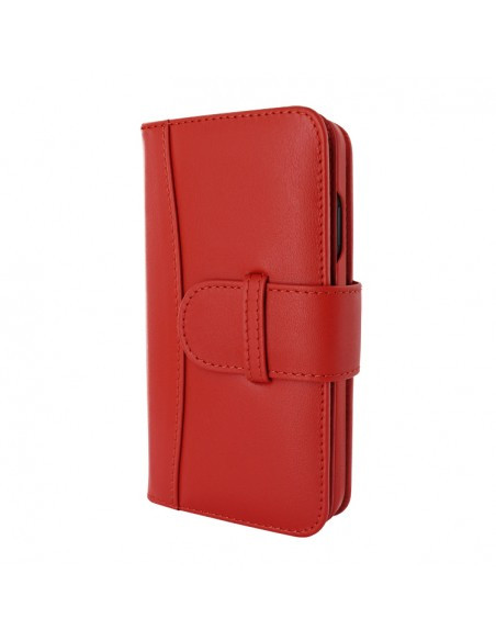 Piel Frama iPhone 13 Pro Max WalletMagnum Leather Case - Red