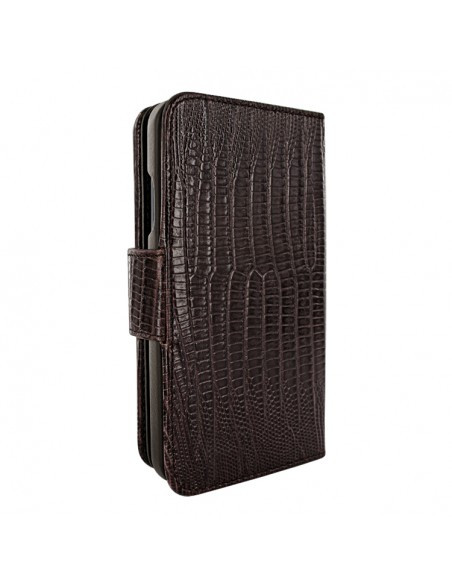Piel Frama iPhone 13 Pro Max WalletMagnum Leather Case - Brown Lizard