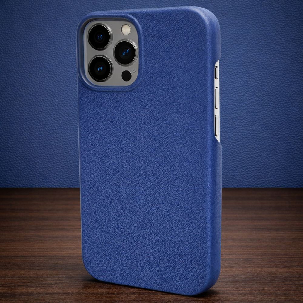 Piel Frama iPhone 13 Pro Max FramaSlimGrip Leather Case - Blue