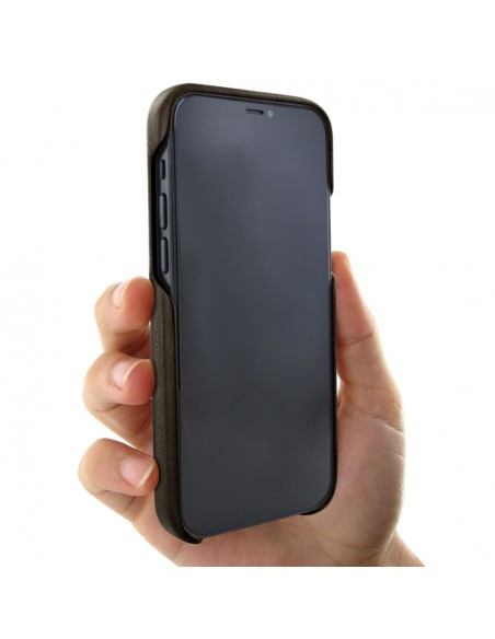 Piel Frama iPhone 13 Luxinlay Leather Case - Brown Lizard