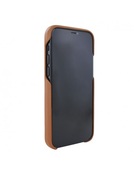Piel Frama iPhone 13 Luxinlay Leather Case - Tan Ostrich