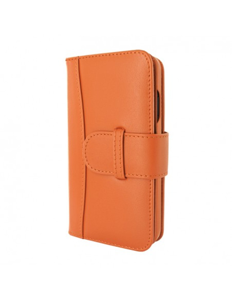 Piel Frama iPhone 13 mini WalletMagnum Leather Case - Orange