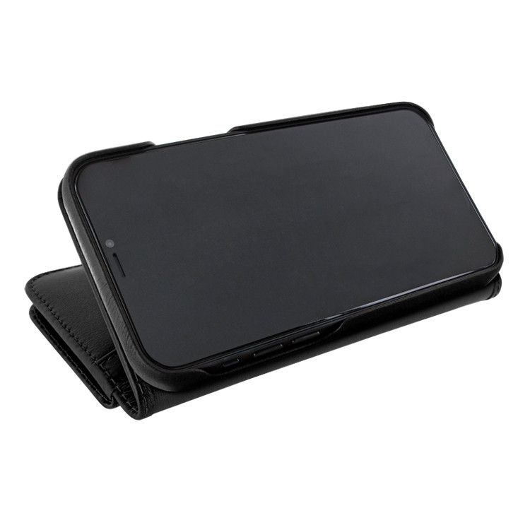 Piel Frama iPhone 12 | 12 Pro WalletMagnum Leather Case - Black