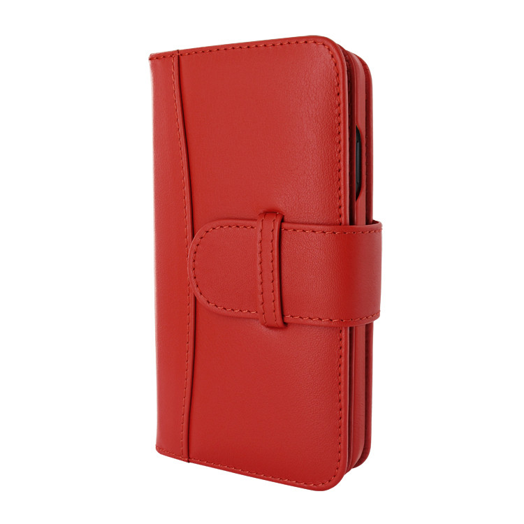 Piel Frama iPhone 12 | 12 Pro WalletMagnum Leather Case - Red
