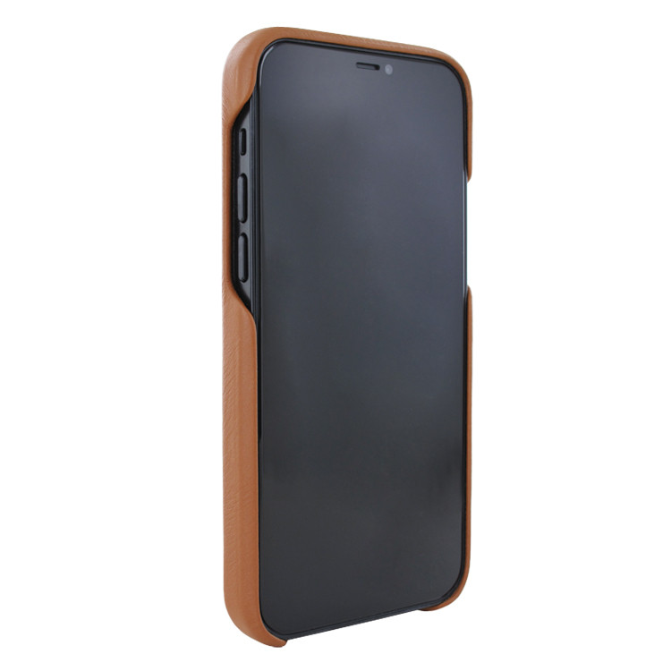 Piel Frama iPhone 12 Pro Max FramaSlimGrip Leather Case - Brown Crocodile