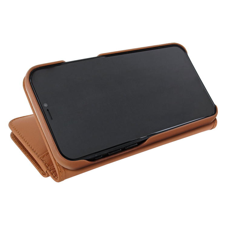 Piel Frama iPhone 12 Pro Max WalletMagnum Leather Case - Tan