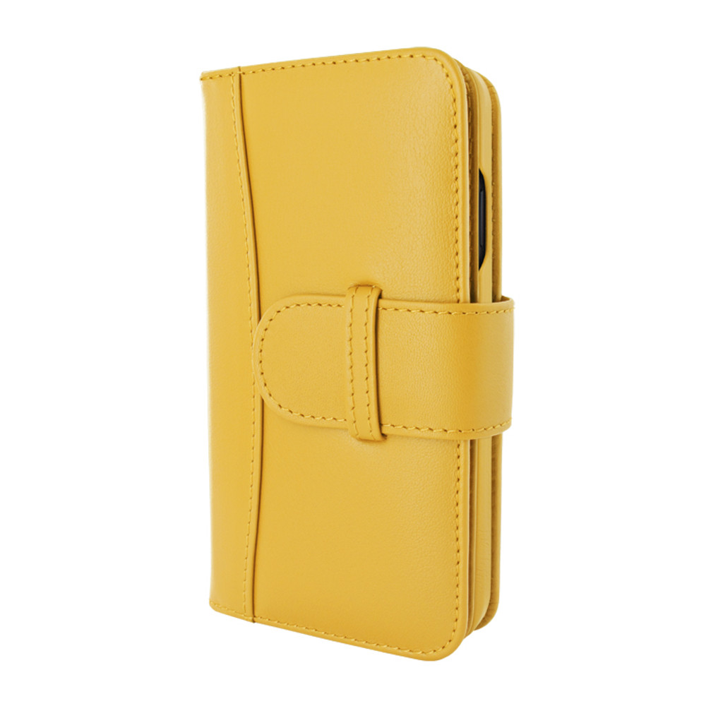 Piel Frama iPhone 12 Pro Max WalletMagnum Leather Case - Yellow