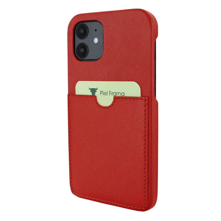 Piel Frama iPhone 12 mini FramaSlimGrip Leather Case - Red