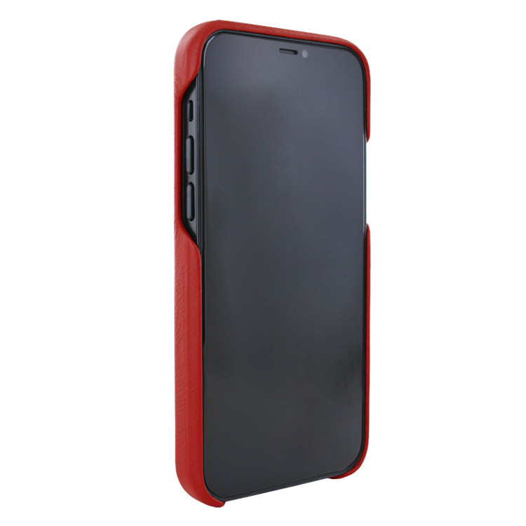 Piel Frama iPhone 12 mini LuxInlay Leather Case - Wild Croco Red