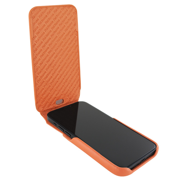 Piel Frama iPhone 12 mini iMagnum Leather Case - Orange
