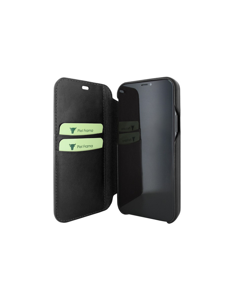 Piel Frama iPhone 12 | 12 Pro PocketSlim Leather Case - Black