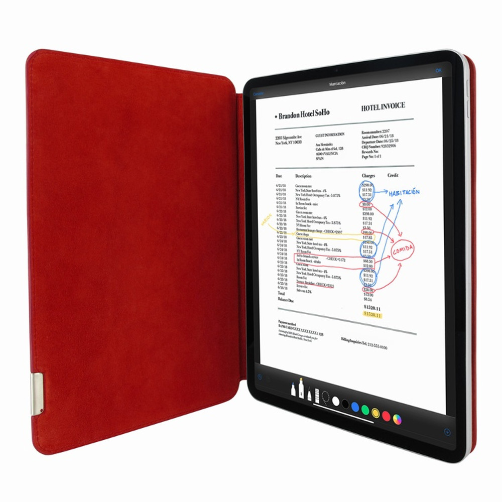 Piel Frama iPad Pro 11 2018 | Air 2020 FramaSlim Leather Case - Red