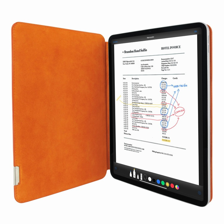 Piel Frama iPad Pro 11 2018 | Air 2020 | Air 2022 | 10.9 2022 FramaSlim Leather Case - Orange