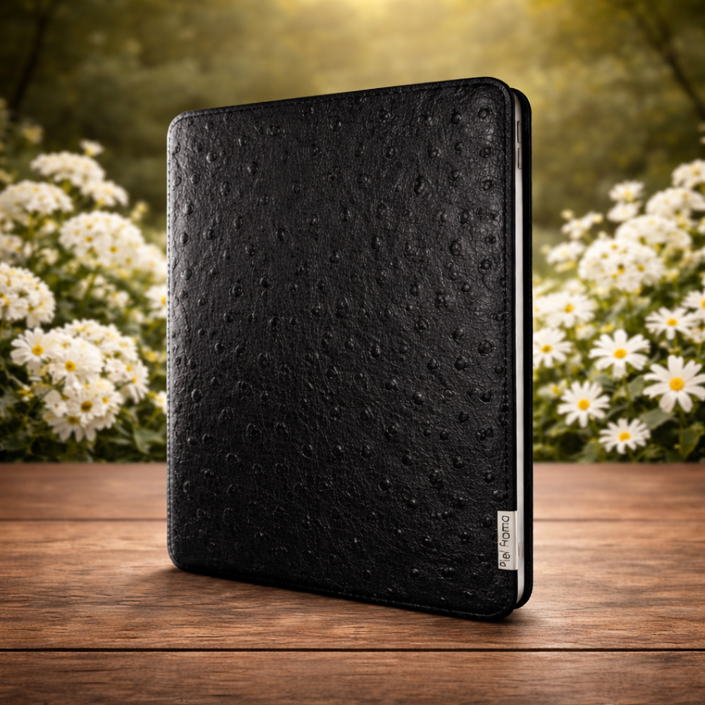 Piel Frama iPad Pro 11 2018 | Air 2020 | Air 2022 | 10.9 2022 FramaSlim Leather Case - Black Ostrich
