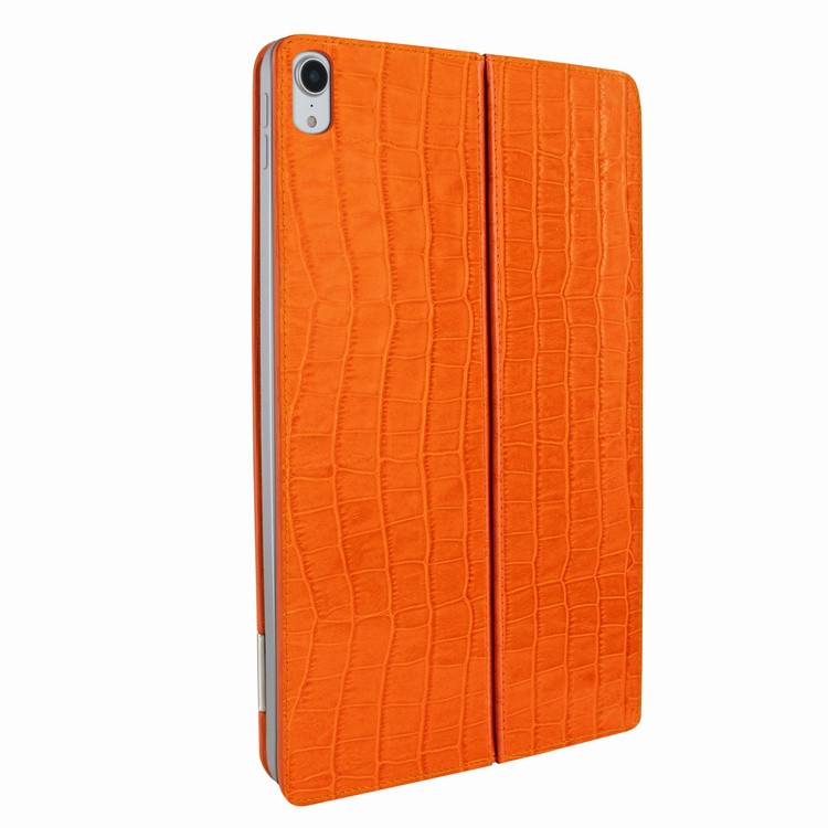 Piel Frama iPad Pro 11 2018 | Air 2020 | Air 2022 | 10.9 2022 FramaSlim Leather Case - Orange Crocodile