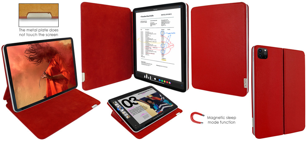 Piel Frama iPad Pro 11 2020 | 2021 FramaSlim Leather Case - Red