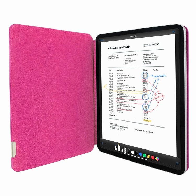 Piel Frama iPad Pro 11 2020 | 2021 FramaSlim Leather Case - Pink