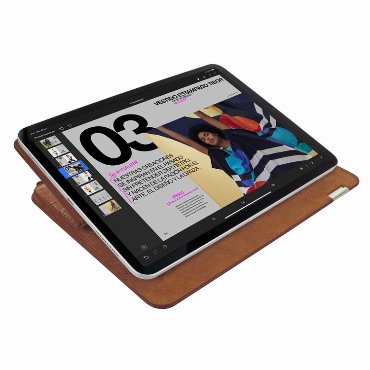 Piel Frama iPad Pro 11 2020 | 2021 FramaSlim Leather Case - Brown Crocodile