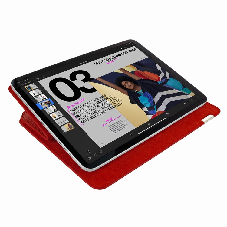 Piel Frama iPad Pro 12.9 2020 | 2021 FramaSlim Leather Case - Red