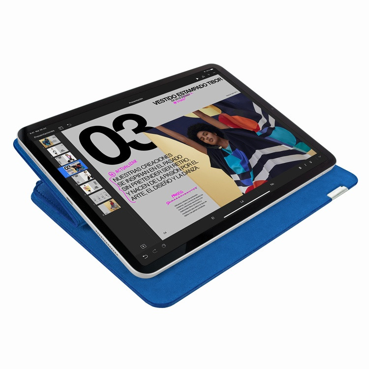 Piel Frama iPad Pro 12.9 2020 | 2021 FramaSlim Leather Case - Blue