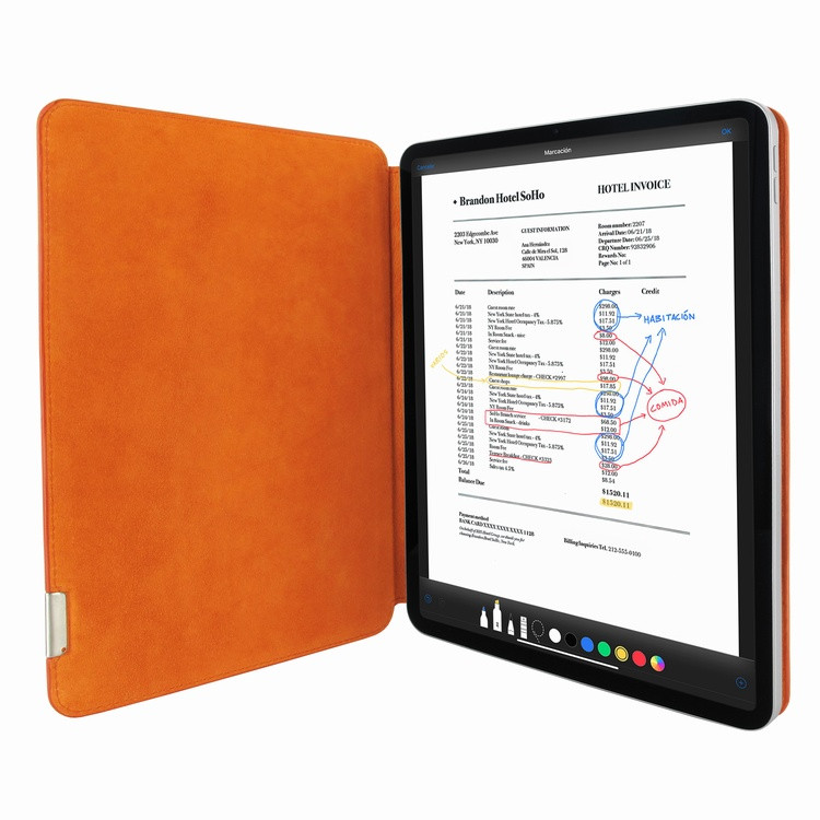 Piel Frama iPad Pro 12.9 2020 | 2021 FramaSlim Leather Case - Orange