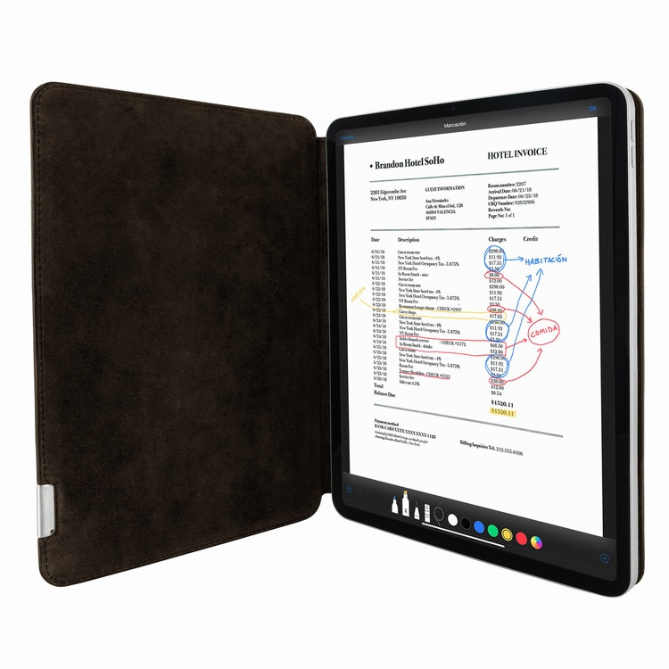 Piel Frama iPad Pro 12.9 2020 | 2021 FramaSlim Leather Case - Brown Lizard
