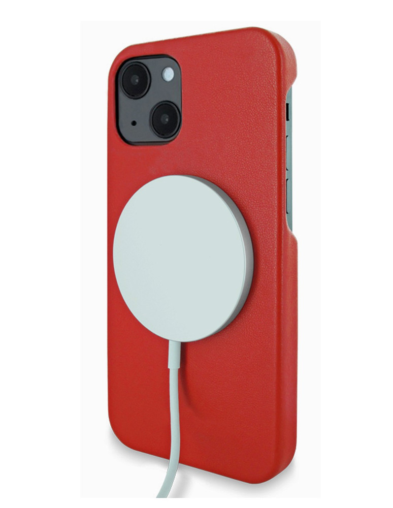 Piel Frama iPhone 13 mini FramaSlimGrip Leather Case - Red