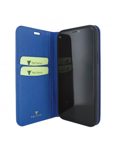 Piel Frama iPhone 13 mini FramaSlimCards Leather Case - Blue