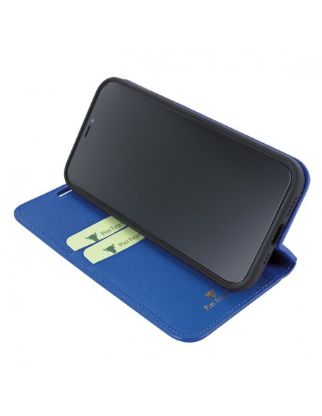 Piel Frama iPhone 13 mini FramaSlimCards Leather Case - Blue