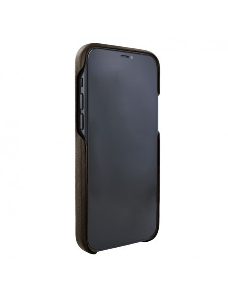 Piel Frama iPhone 13 Pro LuxInlay Leather Case - Brown Cowskin-Lizard