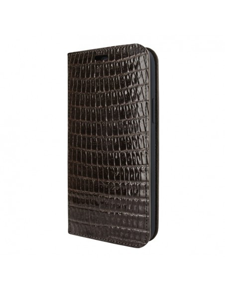 Piel Frama iPhone 13 Pro FramaSlimCards Leather Case - Brown Cowskin-Lizard