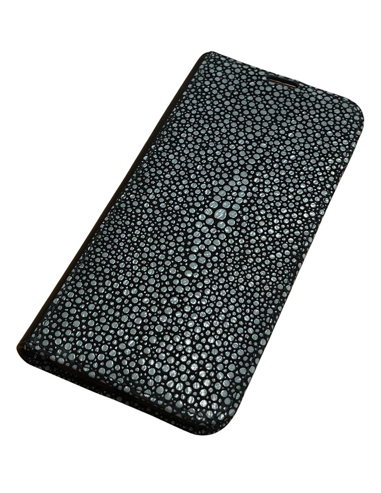 Piel Frama iPhone 13 Pro FramaSlimCards Leather Case - Black Cowskin-Stingray
