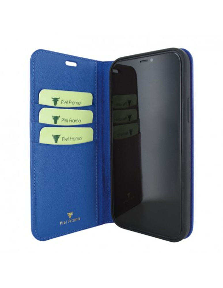 Piel Frama iPhone 13 Pro Max FramaSlimCards Leather Case - Blue