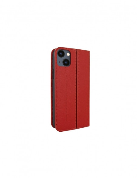 Piel Frama iPhone 14 Plus FramaSlimCards Leather Case - Red