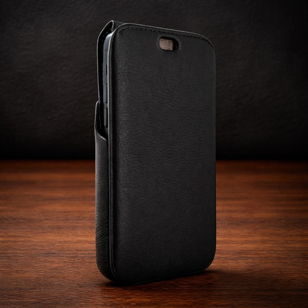 Piel Frama iPhone 14 Pro Max | iPhone 14 Plus iMagnum Leather Case - Black