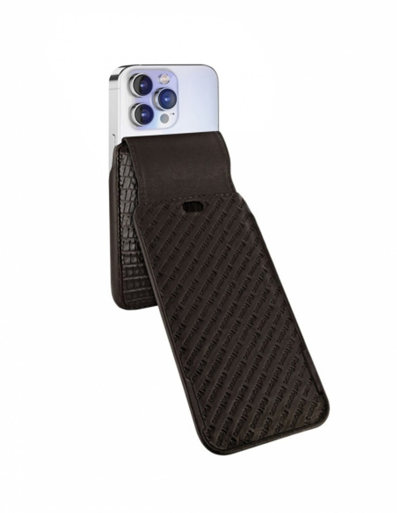 Piel Frama iPhone 14 Pro Max | iPhone 14 Plus iMagnum Leather Case - Brown Cowskin-Lizard